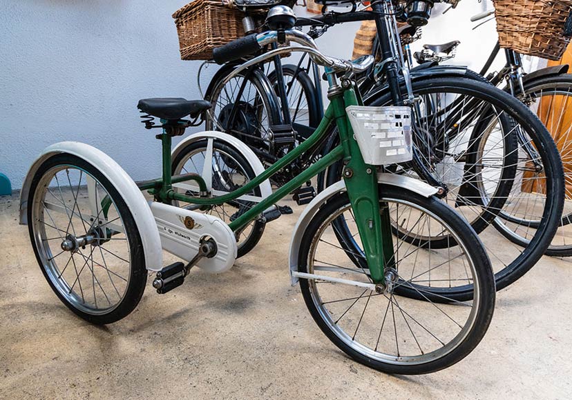Old bicycle collection at DerryGlad Folk Museum.